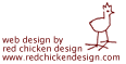 red chicken design